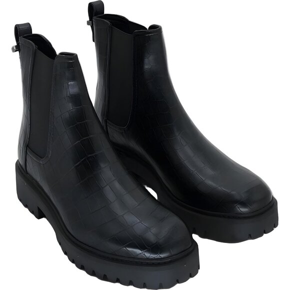 Kenneth Cole Reaction Sakt Lug Chelsea Boot Black Platform Women's US 8M - Picture 4 of 6